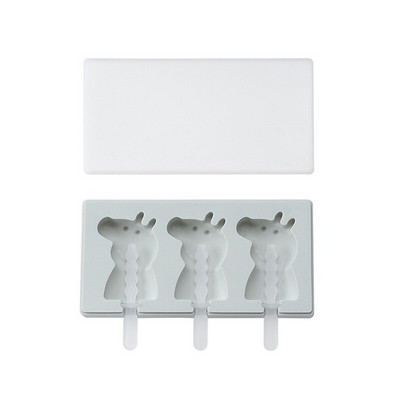 Silikónová forma na zmrzlinu s kreslenými postavičkami, forma na čokoládový nanuk, forma na labku, prasiatko, DIY želé, ovocný dezert, ozdoba misky na ľad, kuchynské náradie