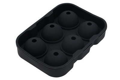 Silikónové tácky na ľad, kombinovaná forma na výrobu guľôčok na ľad a veľké štvorcové formy, opakovane použiteľné a bez BPA, forma na ľad