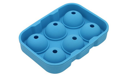 Silikónové tácky na ľad, kombinovaná forma na výrobu guľôčok na ľad a veľké štvorcové formy, opakovane použiteľné a bez BPA, forma na ľad