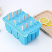 Silikoninės formos Vasaros Priedai Virtuvės Įrankiai Maisto klasės Lolly Formelės „Pasidaryk pats“ ledų gaminimo aparatas „Ice Sucker“ Desertų formelės