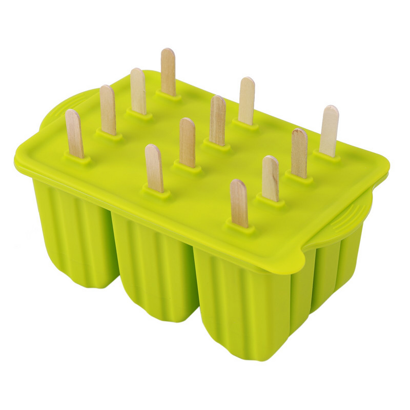 Silikoninės formos Vasaros Priedai Virtuvės Įrankiai Maisto klasės Lolly Formelės „Pasidaryk pats“ ledų gaminimo aparatas „Ice Sucker“ Desertų formelės