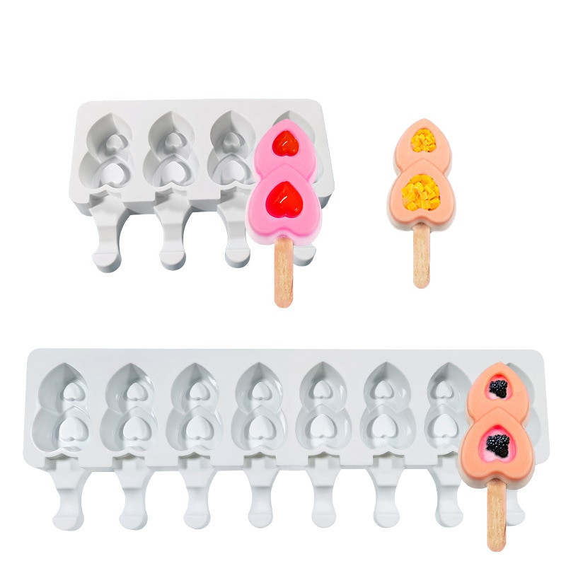 Vianočné dekorácie, dezertné nástroje, tácka na ľad, letné silikónové formy na nanuky a 50 tyčiniek, kuchynské formy na zmrzlinu