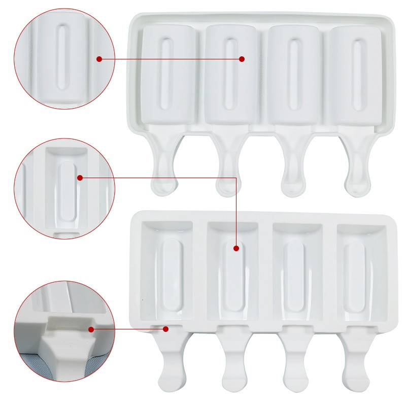 Vianočné dekorácie, dezertné nástroje, tácka na ľad, letné silikónové formy na nanuky a 50 tyčiniek, kuchynské formy na zmrzlinu
