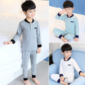 Dvojdielne detské pyžamo - blúzka s okrúhlym výstrihom a spodným dielom