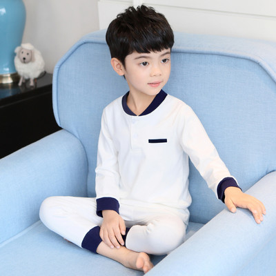 Dvojdielne detské pyžamo - blúzka s okrúhlym výstrihom a spodným dielom