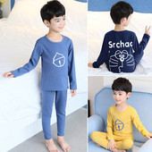 Ležérne dvojdielne pyžamo s potlačou vo viacerých farbách