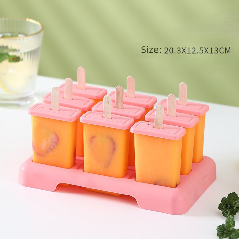 Sada foriem na letnú zmrzlinu, opakovane použiteľná s viečkom, držiak na čokoládu, kuchynské náradie, výrobník ľadu, domácnosť, DIY, domáce gadgety, nové