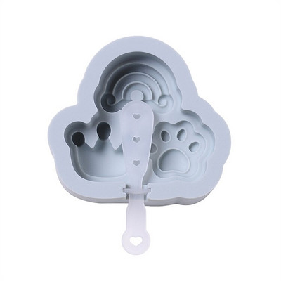 Forma na zmrzlinu Astronaut, silikónová forma na fondán, výrobník zmrzliny, opakovane použiteľná čokoládová miska na nanuk, silikónová forma na syrovú tyčinku