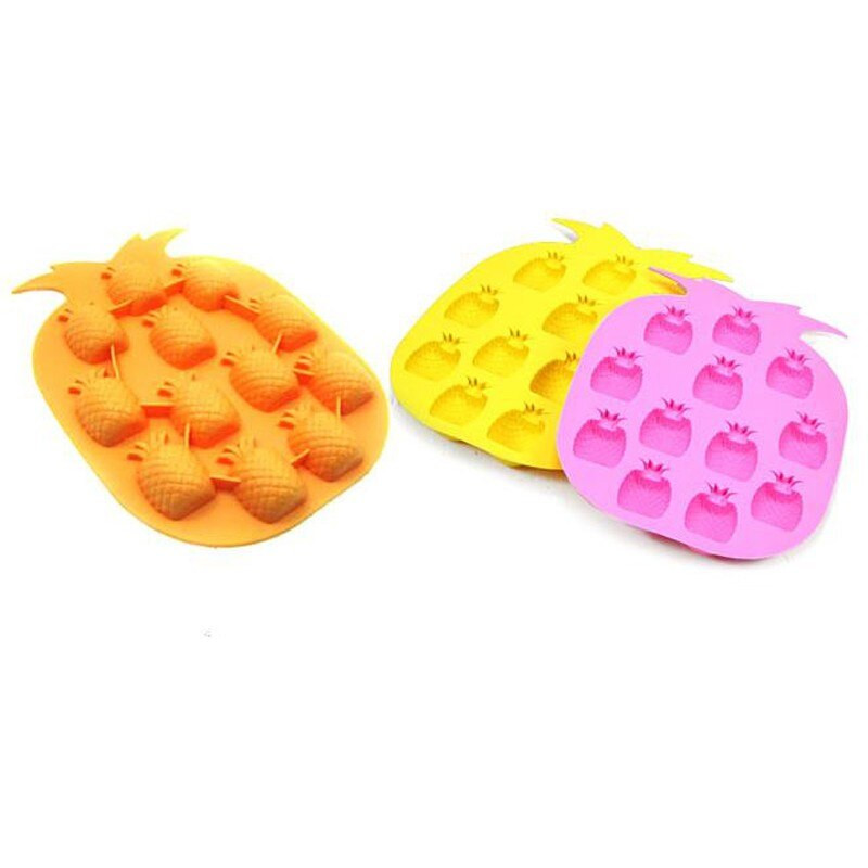 Silikónová forma na ľad v tvare ananásu, formička na ľad, bar, párty, víno, dekorácia, formička na ľad, 2 ks/lot