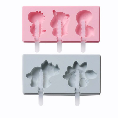 Silikónová forma na zmrzlinu, formy na nanuky s viečkom, domáci výrobca, forma na nanuky