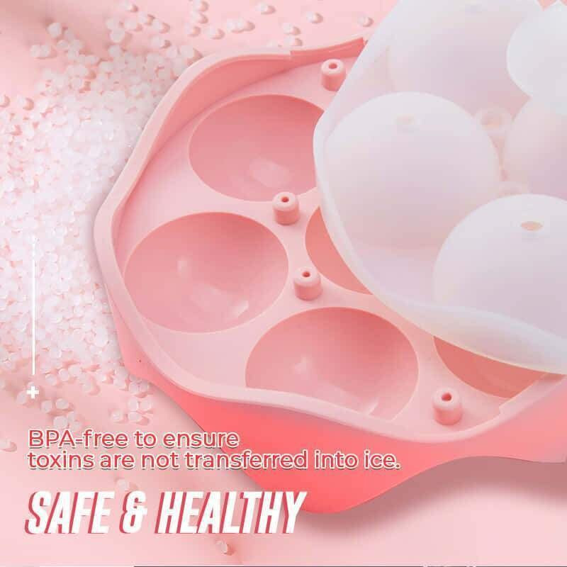 7-dutinová forma na výrobu kociek ľadu na ľadové gule, flexibilné silikónové formy na whisky, koktail, okrúhle ľadové gule, mriežka na ľad do kuchyne