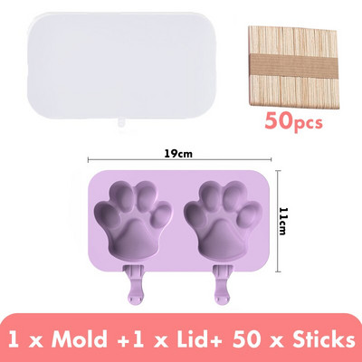 Forma na zmrzlinu, výrobník ľadových kociek, opakovane použiteľná miska na ľadové kocky, domáca forma na nanuk na výrobu letných ručne vyrobených obľúbených položiek