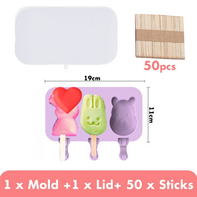 Forma na zmrzlinu, výrobník ľadových kociek, opakovane použiteľná miska na ľadové kocky, domáca forma na nanuk na výrobu letných ručne vyrobených obľúbených položiek