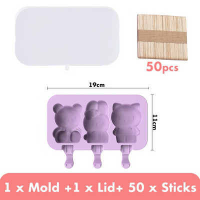 Forma na zmrzlinu, výrobník ľadových kociek, opakovane použiteľná miska na ľadové kocky, domáca forma na nanuk na výrobu letných ručne vyrobených obľúbených položiek