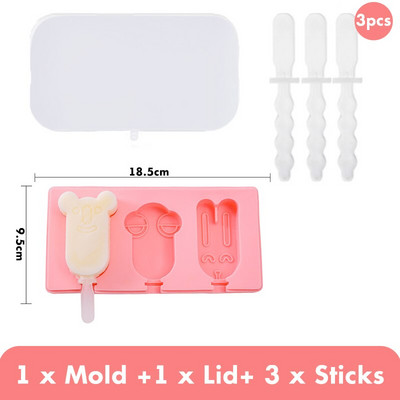 Forma na zmrzlinu, výrobník ľadových kociek, opakovane použiteľná miska na ľadové kocky, domáca forma na nanuk na výrobu letných ručne vyrobených obľúbených položiek