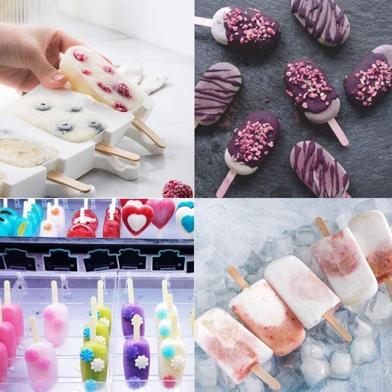 Forma na zmrzlinu, výrobník ľadových kociek, opakovane použiteľná miska na ľadové kocky, domáca forma na nanuk na výrobu letných ručne vyrobených obľúbených položiek