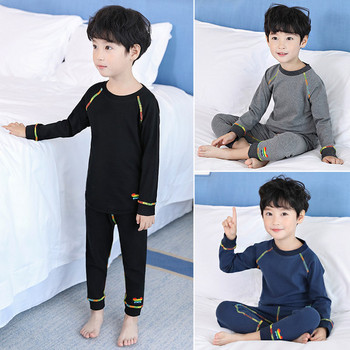 Детска есенна пижама за момчета от две части  