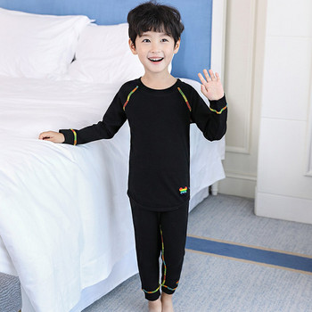 Детска есенна пижама за момчета от две части  