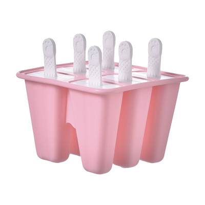 Forma na zmrzlinu 4/6/10 mriežka na ľad, sada silikónových foriem na nanuk, opakovane použiteľná forma na zmrzlinu, miska na ľad s palicou, kuchynské náradie