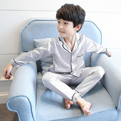 Detské dvojdielne pyžamo na gombíky pre chlapcov