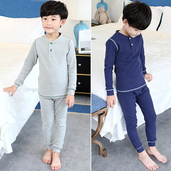 Detské pyžamo pre chlapcov s gombíkmi