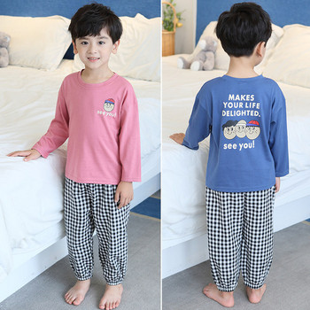 Παιδική πιτζάμες  - μπλούζα και καρό παντελόνι