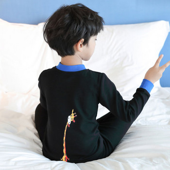 Детска пижама с щампа за момчета