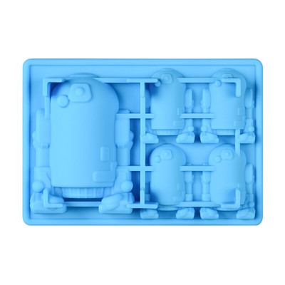 Silikónové formy na zdobenie tort, formy na pečenie čokoládových cukríkov, gumových dezertov, formy na ľad pre fanúšikov Star Wars.