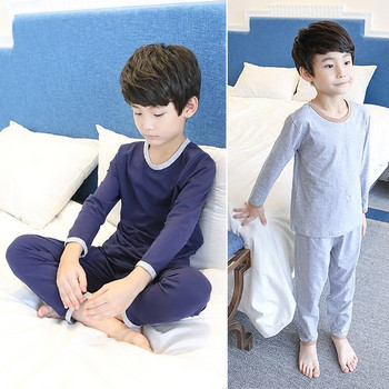 Детска пижама от две части панталон и блуза за момчета