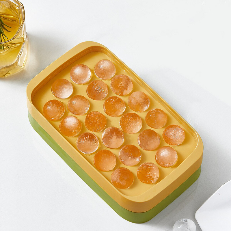 Forma na ľad s úložným boxom, rýchlovyberateľný výrobník ľadu, kreatívny párty bar, kuchynský štvorcový kontajner, sada na studené nápoje