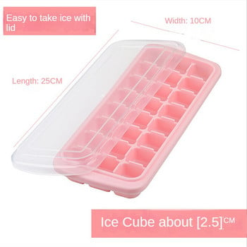 24 Cube Ice Cube Машина за лед 36 Cube Ice Cube Форма Home Bar Направи си сам силиконова машина за лед Тава за кубчета лед Форма за сладолед