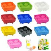 1 ks silikónová forma na výrobu ľadových kociek na whisky, forma na tehlovú párty tácku, okrúhle príslušenstvo, náhodná farba