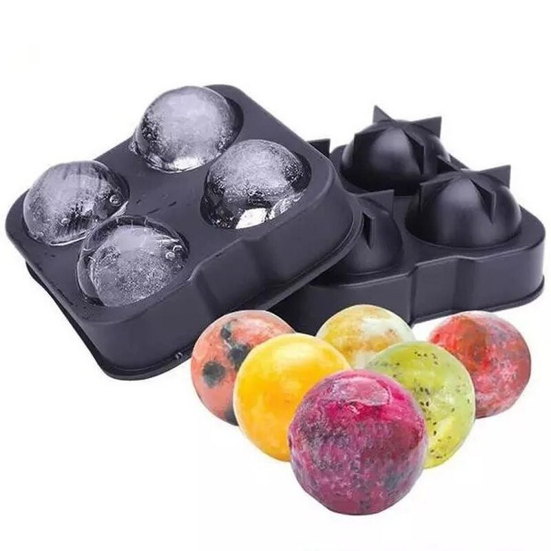 1 ks silikónová forma na výrobu ľadových kociek na whisky, forma na tehlovú párty tácku, okrúhle príslušenstvo, náhodná farba