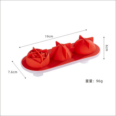 Silikónová forma na ľad, výrobník ľadu, forma na čokoládovú penu, DIY whisky, ľadový hokej, ľahko uvoľniteľné formy na ľad v tvare ruže, kuchynské náradie