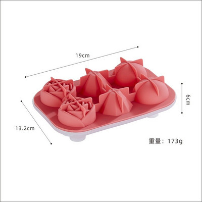 Silikónová forma na ľad, výrobník ľadu, forma na čokoládovú penu, DIY whisky, ľadový hokej, ľahko uvoľniteľné formy na ľad v tvare ruže, kuchynské náradie