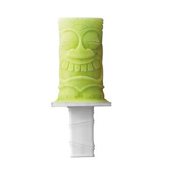 4 Κατασκευαστές Popsicle με ραβδιά σιλικόνης Zombie Popsicle Mold Skull Skull Καλούπι παγωτού Popsicle Set Summer Ice Pop Molds