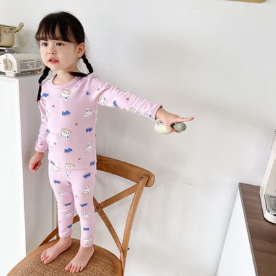 Fiús gyerek pizsama figurákkal