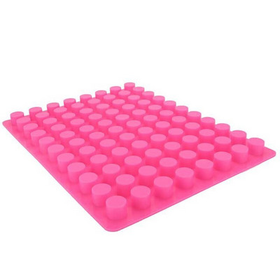 Silikónová forma na ľad s 88 otvormi, kreatívny malý okrúhly tvar, DIY ovocný krém, bar, kuchynské príslušenstvo