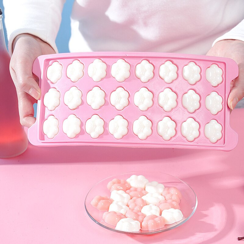 24 buniek, silikónová forma na ľad, mačací pazúr, formy na ľad, formy na ľad v domácnosti, formy na džús, čokoládový dezert, kuchynské pomôcky