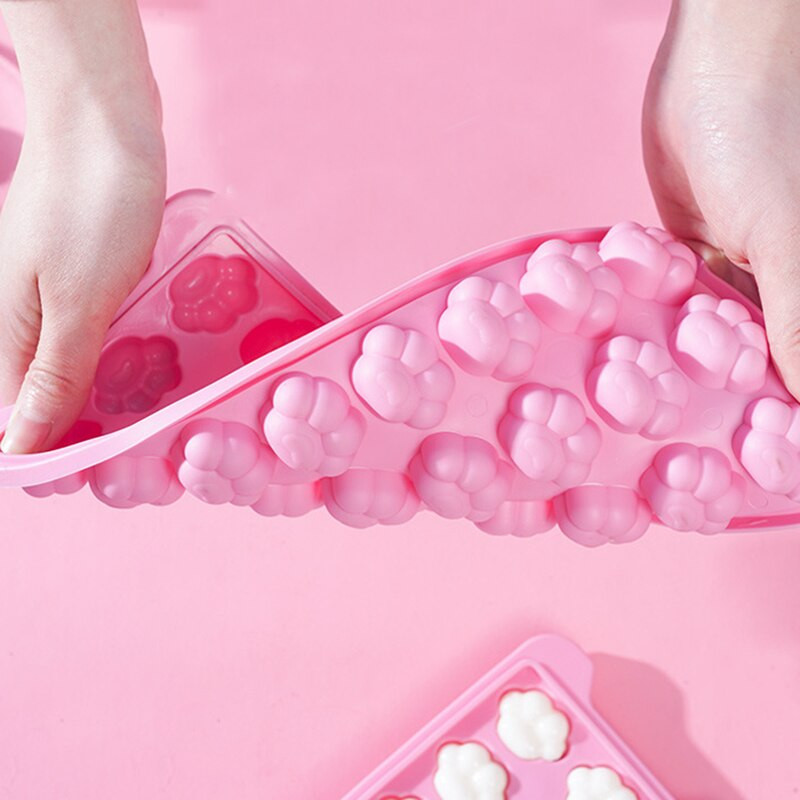 24 buniek, silikónová forma na ľad, mačací pazúr, formy na ľad, formy na ľad v domácnosti, formy na džús, čokoládový dezert, kuchynské pomôcky
