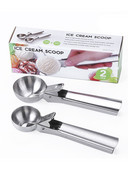 7-palcová prémiová nerezová oceľová naberačka na zmrzlinu, guľa na vykopávanie melónu, ideálna na mrazený jogurt, zmrzlinové poháre, kuchynský gadget