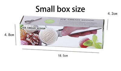 7-palcová prémiová nerezová oceľová naberačka na zmrzlinu, guľa na vykopávanie melónu, ideálna na mrazený jogurt, zmrzlinové poháre, kuchynský gadget