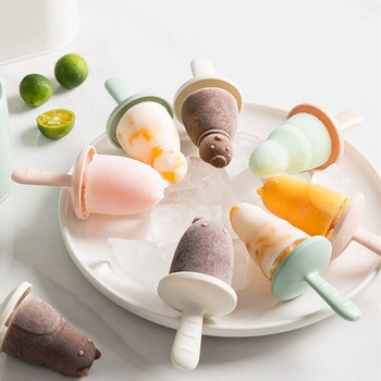 Ice Cream Mold DIY Magic Ice Makers Convenient Popsicle Mold Mold Kitchen Gadget Σπιτικό Επιδόρπιο Καταψύκτη Χαριτωμένα εργαλεία πάγου