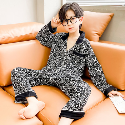 Detské kockované pyžamo pre chlapcov