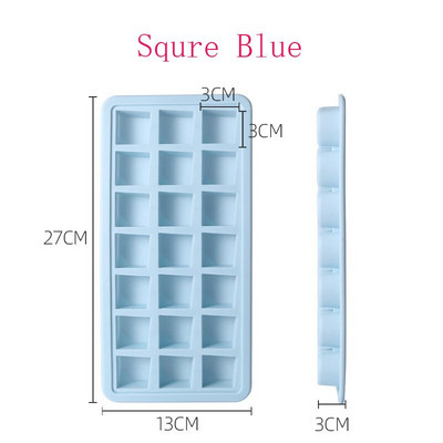 Silikónová miska na ľadové kocky s PP krytom, kuchynské pomôcky, príslušenstvo, letné srdce, okrúhle, plne mäkké silikónové výrobníky ľadových guľôčok