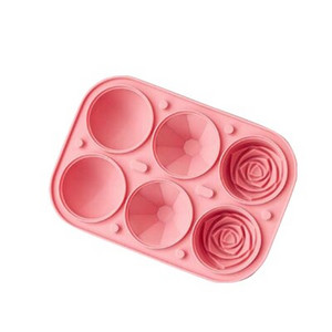 Silikónová forma Rose Diamond Ball, výrobca kociek ľadu, forma na čokoládu, tácka na zmrzlinu, nástroj na výrobu whisky, vína, koktailu, kocka ľadu