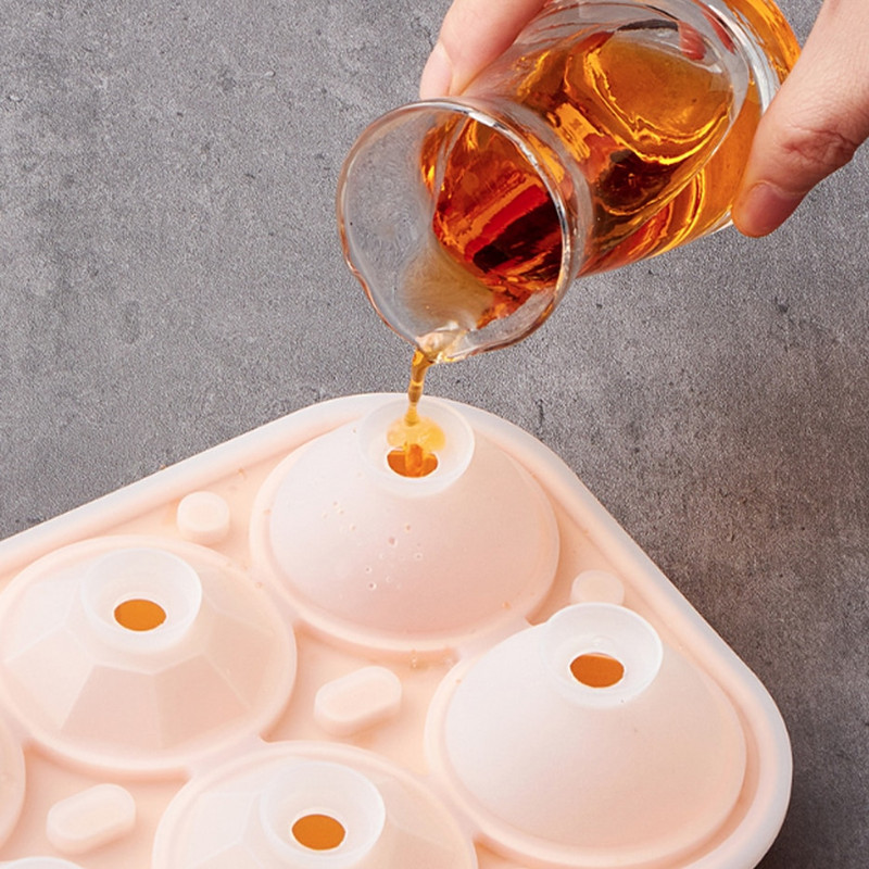 Silikónová forma Rose Diamond Ball, výrobca kociek ľadu, forma na čokoládu, tácka na zmrzlinu, nástroj na výrobu whisky, vína, koktailu, kocka ľadu