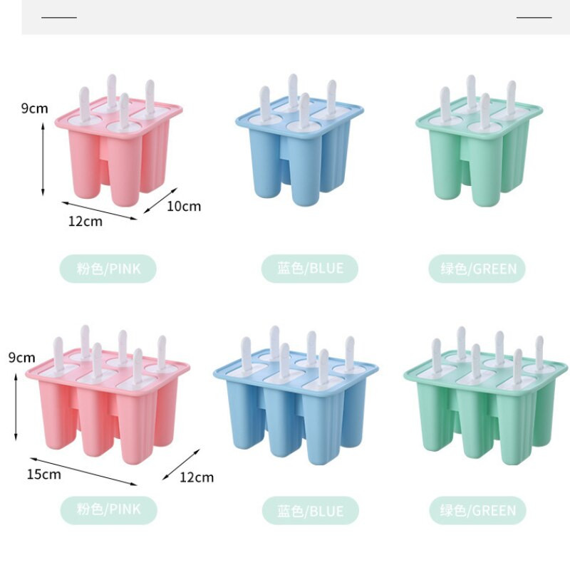 4/8 Cell Magnum Silikoninė Forma Silikoninė Ledų Forma Popsicle Formos „Pasidaryk pats“ ledų formelės Ledų formavimo formavimo formelės ledų padėklas