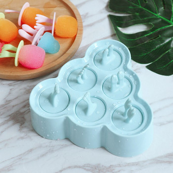 Νέες φόρμες σιλικόνης παγωτού DIY Κατασκευαστής παγωτού σιλικόνης ποιότητας τροφίμων Σπίτι σπιτικό εργαλείο τροφίμων για την κουζίνα Καλοκαιρινό εργαλείο Dropshipping