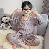 Vaikiška dviejų dalių satino pižama berniukams